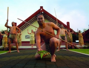 Te Puia maori Cultural performance warriors